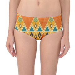 Mid-Waist Bikini Bottoms 