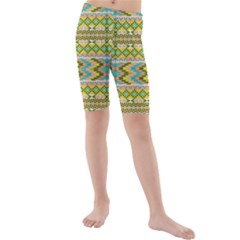 Kids  Mid Length Swim Shorts 