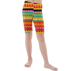 Kids  Mid Length Swim Shorts 