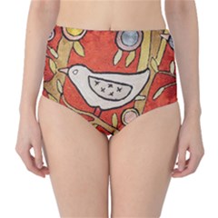 Classic High-Waist Bikini Bottoms 