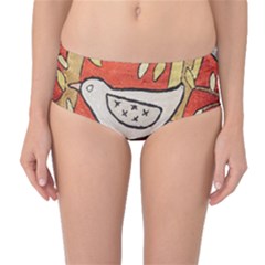 Mid-Waist Bikini Bottoms 