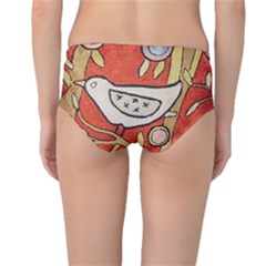 Mid-Waist Bikini Bottoms 