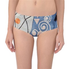 Mid-Waist Bikini Bottoms 