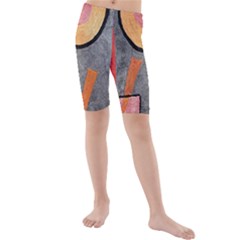 Kids  Mid Length Swim Shorts 