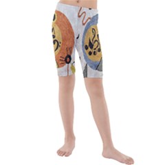 Kids  Mid Length Swim Shorts 