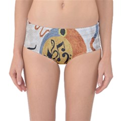 Mid-Waist Bikini Bottoms 