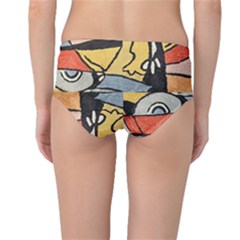 Mid-Waist Bikini Bottoms 