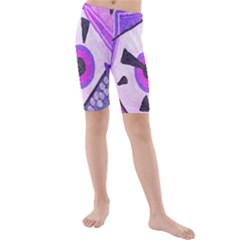 Kids  Mid Length Swim Shorts 