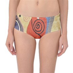Mid-Waist Bikini Bottoms 
