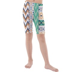 Kids  Mid Length Swim Shorts 