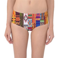 Mid-Waist Bikini Bottoms 