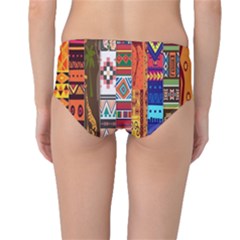 Mid-Waist Bikini Bottoms 