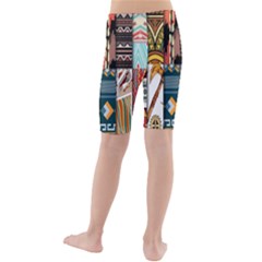 Kids  Mid Length Swim Shorts 