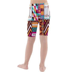 Kids  Mid Length Swim Shorts 