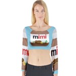 Image Long Sleeve Crop Top (Tight Fit)