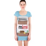 Image Short Sleeve Bodycon Dress