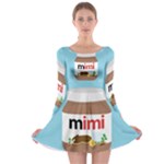 Image Long Sleeve Skater Dress