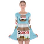 Image Long Sleeve Skater Dress