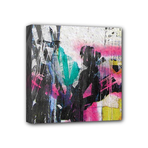 Graffiti Grunge Mini Canvas 4  x 4  (Stretched) from ArtsNow.com