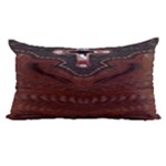 Worked leather with leather cross