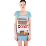 Image Short Sleeve Bodycon Dress