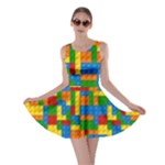 plastic blocks Skater Dress