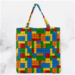 plastic blocks Grocery Tote Bag