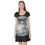 Discoball Short Sleeve Skater Dress