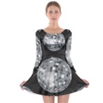 Discoball Long Sleeve Skater Dress