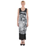 Discoball Fitted Maxi Dress