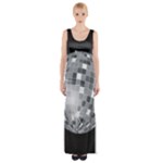 Discoball Maxi Thigh Split Dress