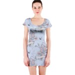 Shabby Chic Short Sleeve Bodycon Dress