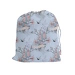 Shabby Chic Drawstring Pouch (XL)