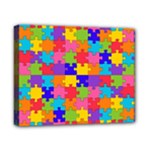 Autism Jigsaw Puzzle Canvas 10  x 8  (Stretched)