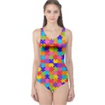 Autism Jigsaw Puzzle One Piece Swimsuit