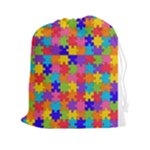 Autism Jigsaw Puzzle Drawstring Pouch (XXL)