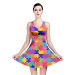 Autism Jigsaw Puzzle Reversible Skater Dress
