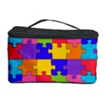 Autism Jigsaw Puzzle Cosmetic Storage Case