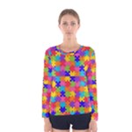 Autism Jigsaw Puzzle Women s Long Sleeve Tee
