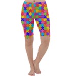 Autism Jigsaw Puzzle Cropped Leggings 