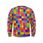 Autism Jigsaw Puzzle Kids  Sweatshirt