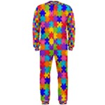 Autism Jigsaw Puzzle OnePiece Jumpsuit (Men)