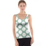 Jade Green Polkadot Tank Top