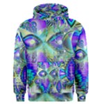 Abstract Peacock Celebration, Golden Violet Teal Men s Pullover Hoodie