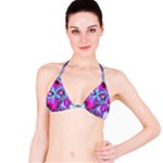 Crystal Northern Lights Palace, Abstract Ice  Bikini Top