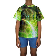 Kids  Short Sleeve Swimwear 