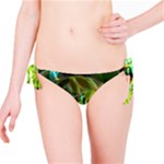 Dawn Of Time, Abstract Lime & Gold Emerge Bikini Bottom