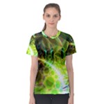 Dawn Of Time, Abstract Lime & Gold Emerge Women s Sport Mesh Tee Dawn Of Time, Abstract Lime & Gold Emerge Women s Sport Mesh Tee