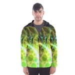Dawn Of Time, Abstract Lime & Gold Emerge Hooded Wind Breaker (Men) Dawn Of Time, Abstract Lime & Gold Emerge Hooded Wind Breaker (Men)