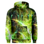 Dawn Of Time, Abstract Lime & Gold Emerge Men s Pullover Hoodie